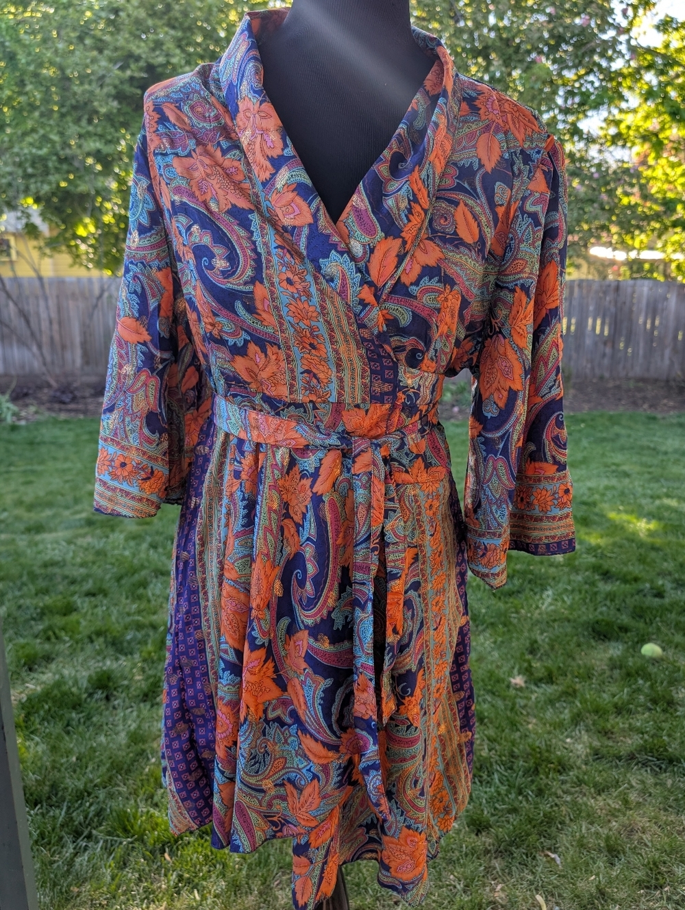 Boho Fashion Wrap Blouse